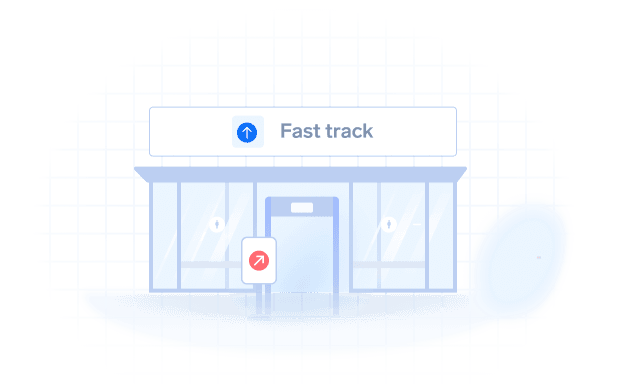 Belirli havaalanlarında Fast Track
